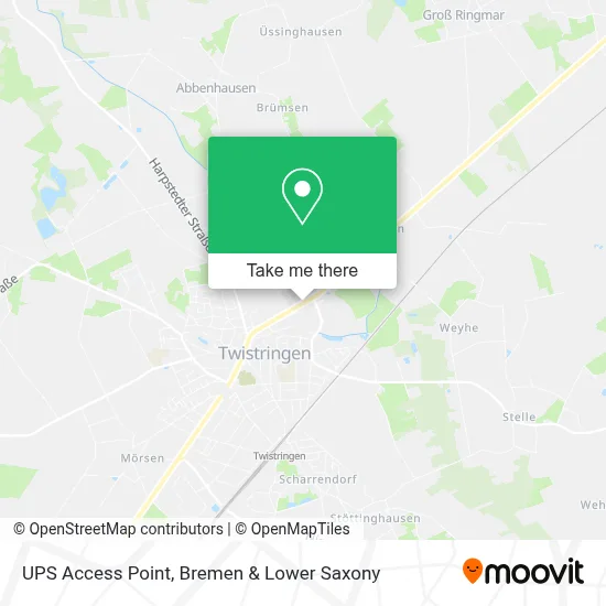 Ups Access Point map