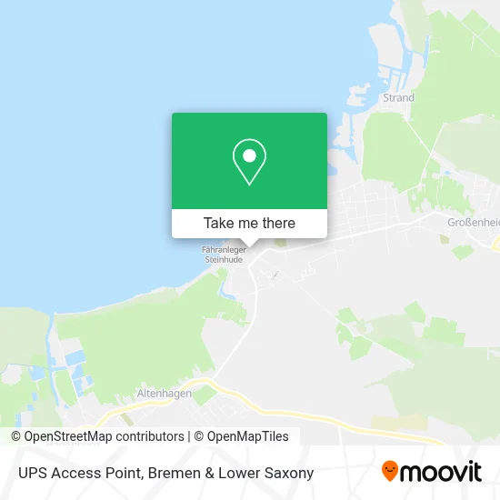 Ups Access Point map