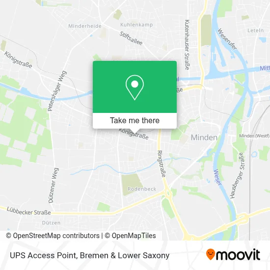 Ups Access Point map