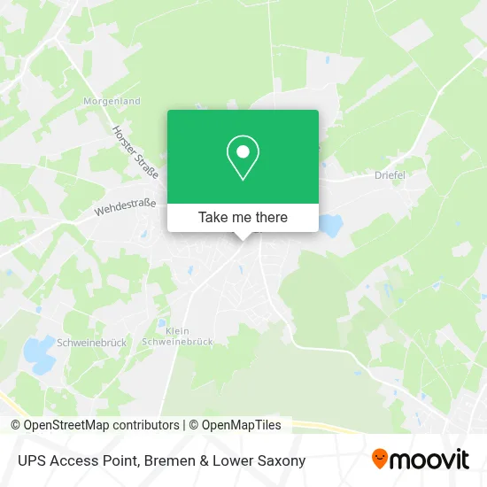 Ups Access Point map