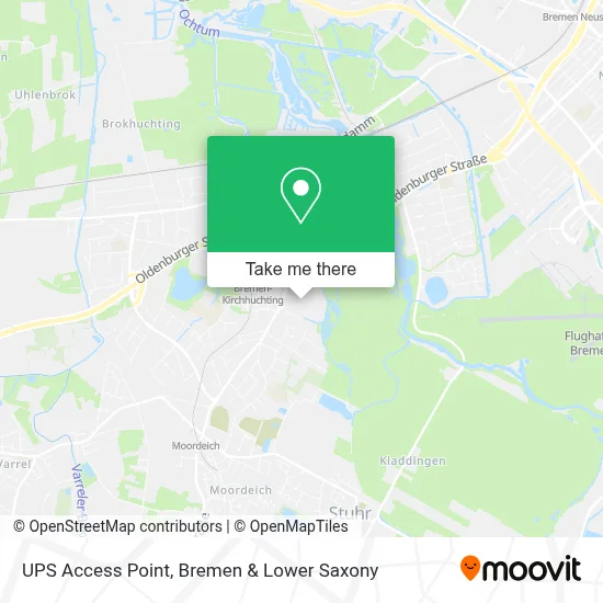 Ups Access Point map