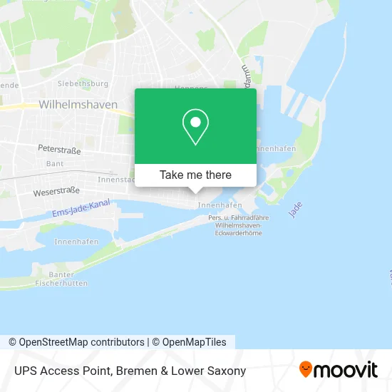 Ups Access Point map