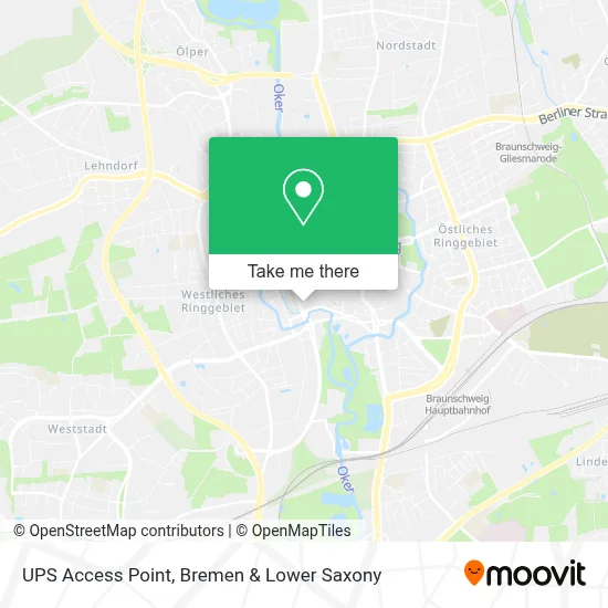 Ups Access Point map