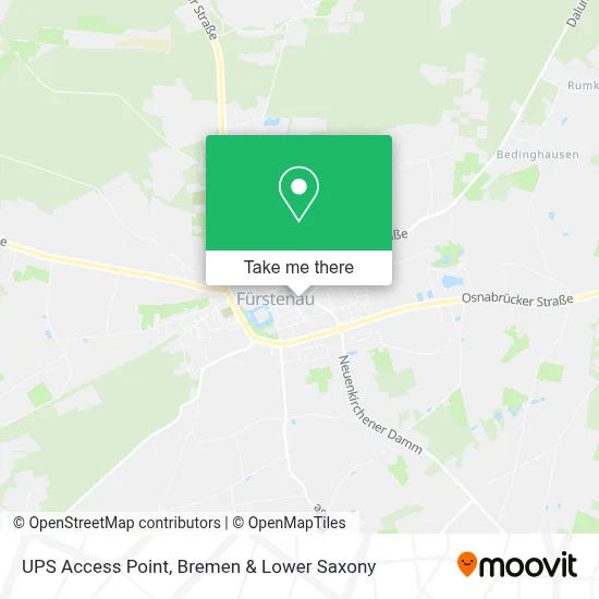 Ups Access Point map