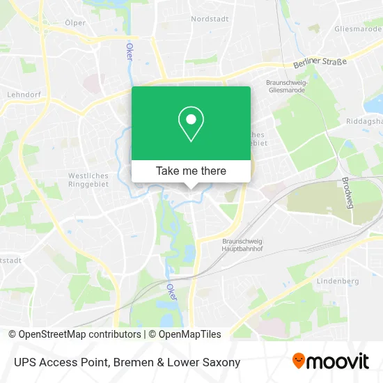 Ups Access Point map