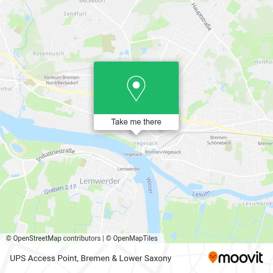 Ups Access Point map