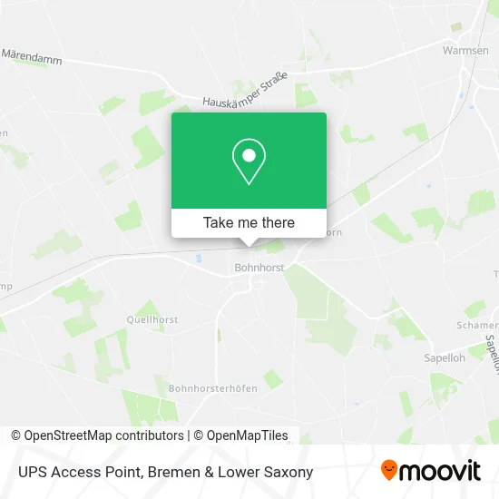 Ups Access Point map