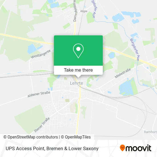Ups Access Point map