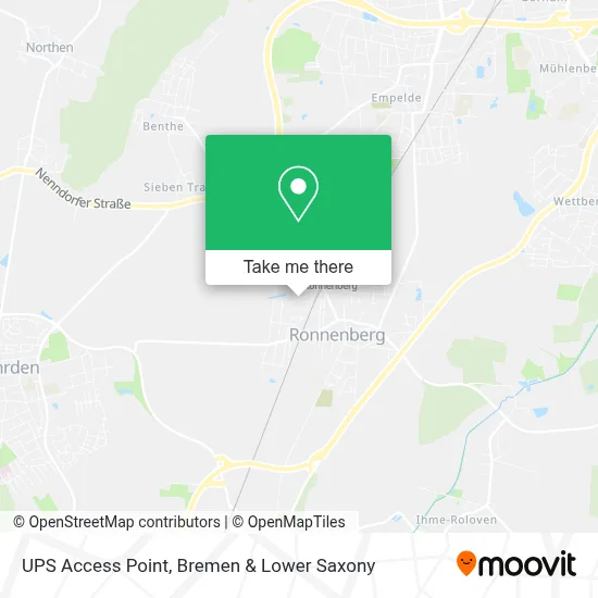 Ups Access Point map