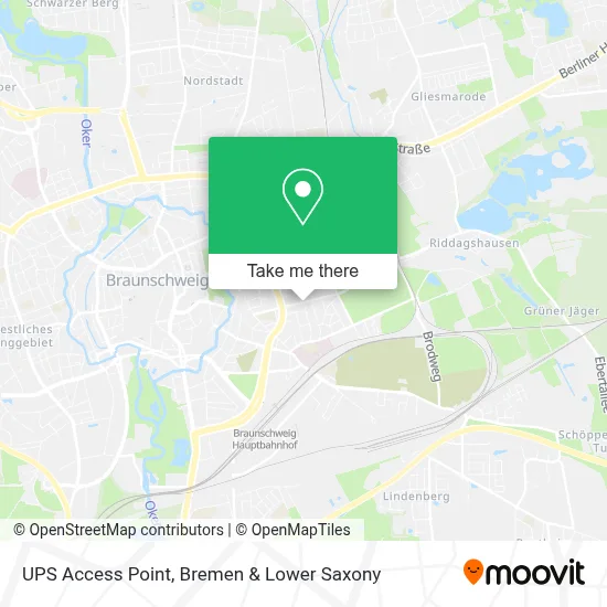 Ups Access Point map