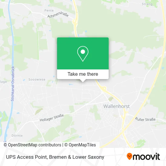 Ups Access Point map