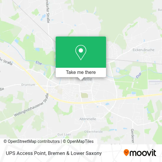 Ups Access Point map