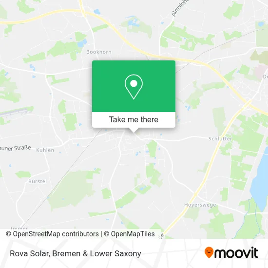Rova Solar map