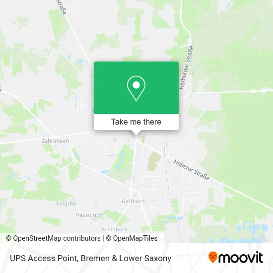 Ups Access Point map