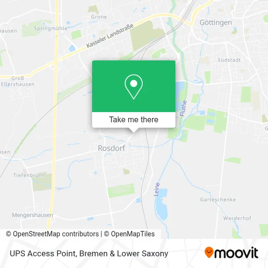 Ups Access Point map