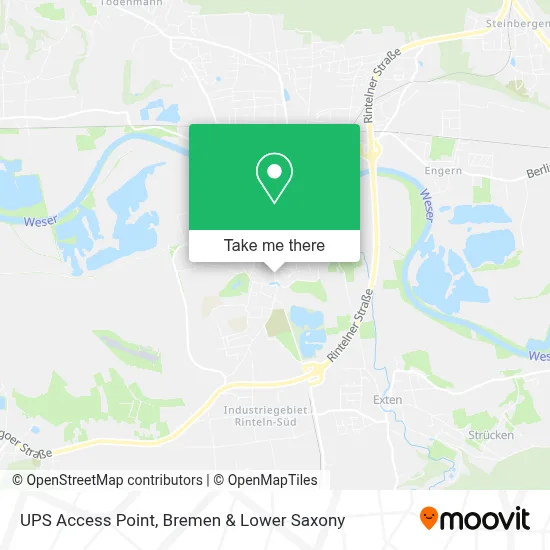 Ups Access Point map
