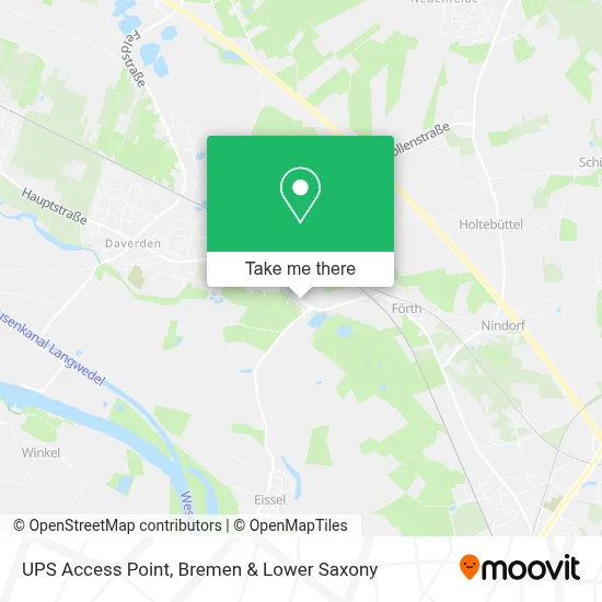 Ups Access Point map
