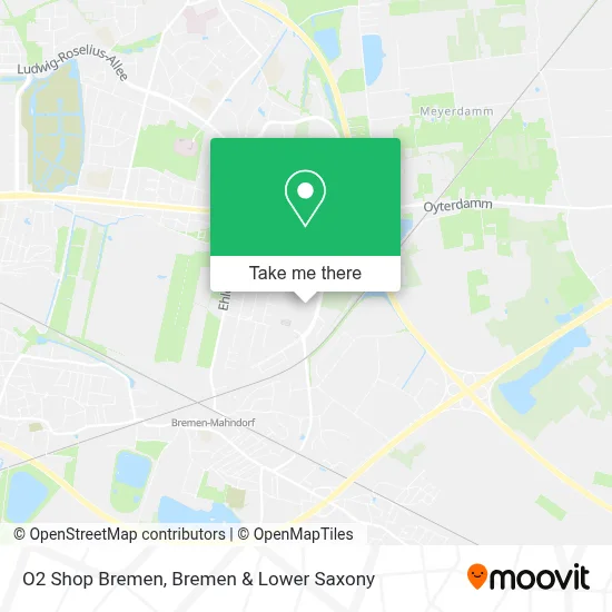 O2 Shop Bremen map