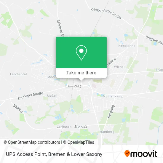 Ups Access Point map
