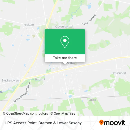 Ups Access Point map