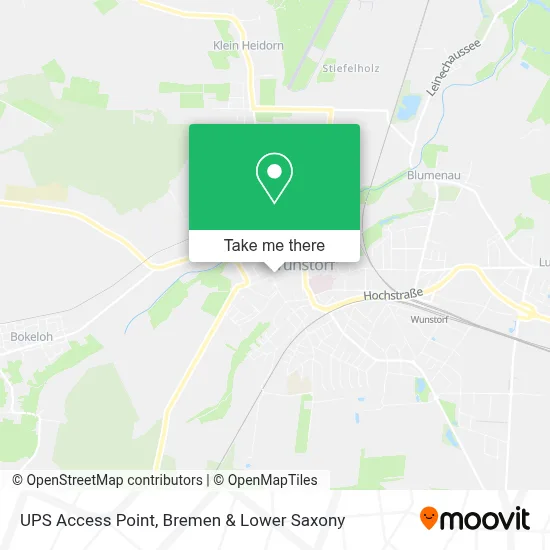 Ups Access Point map