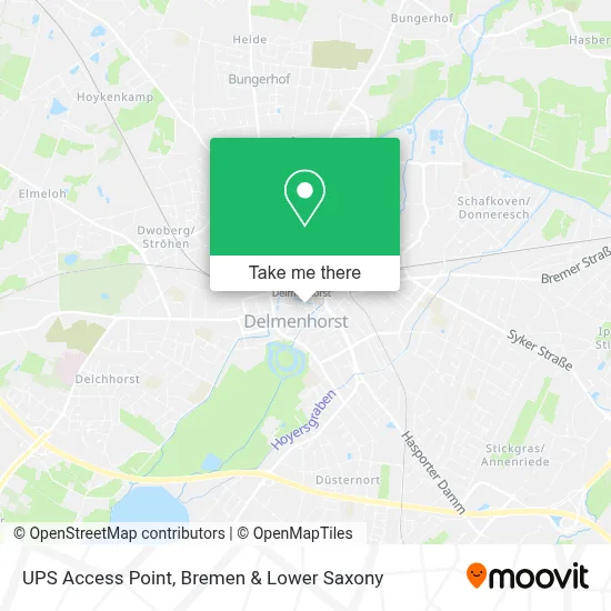 Ups Access Point map