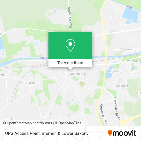 Ups Access Point map