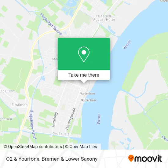 O2 & Yourfone map