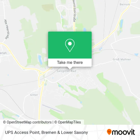 Ups Access Point map