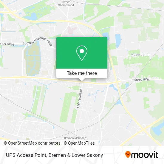 Ups Access Point map