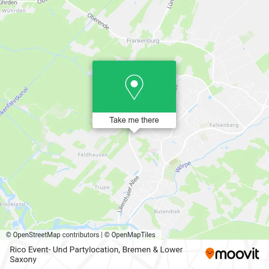 Rico Event- Und Partylocation map