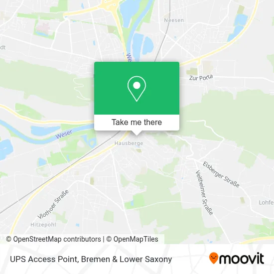 Ups Access Point map