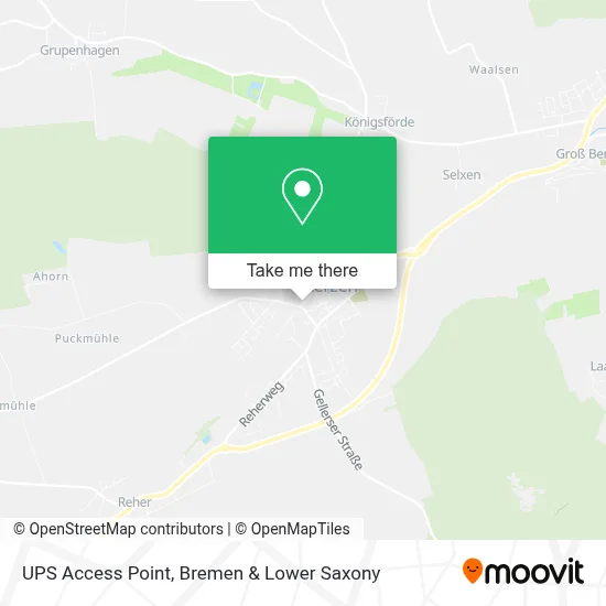 Ups Access Point map