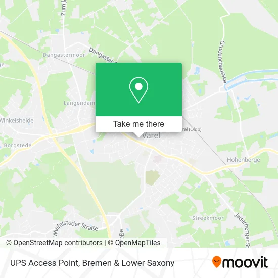 Ups Access Point map