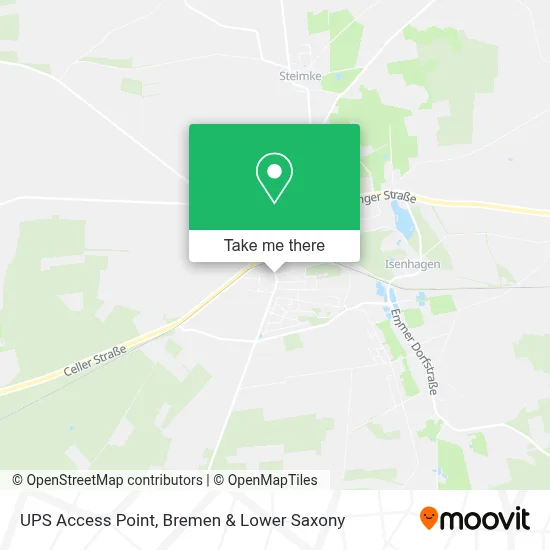 Ups Access Point map