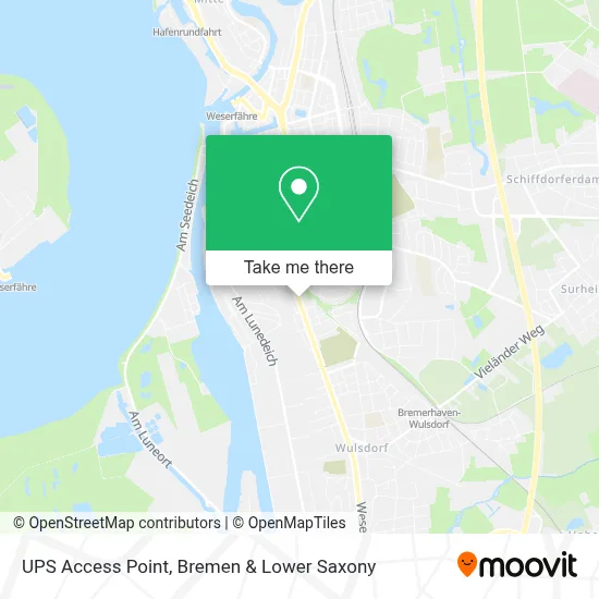 Ups Access Point map