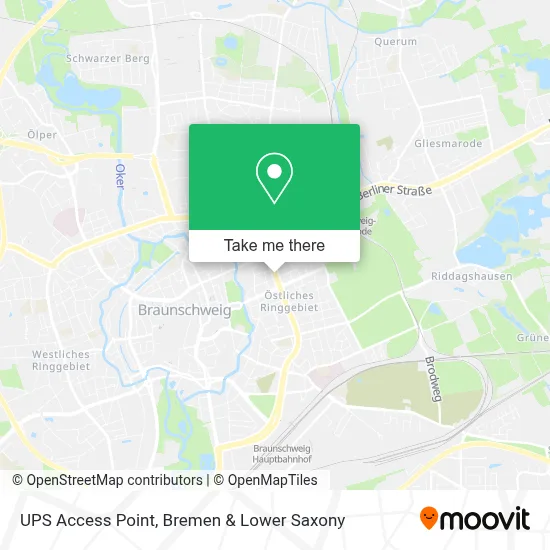 Ups Access Point map