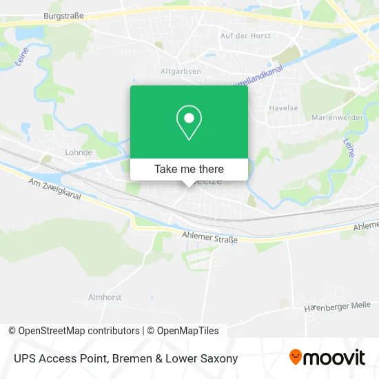 Ups Access Point map