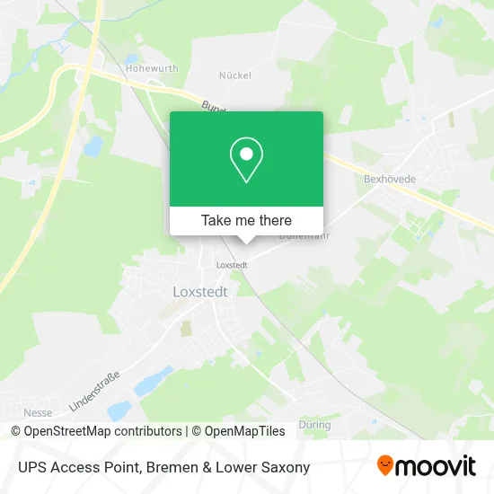 Ups Access Point map