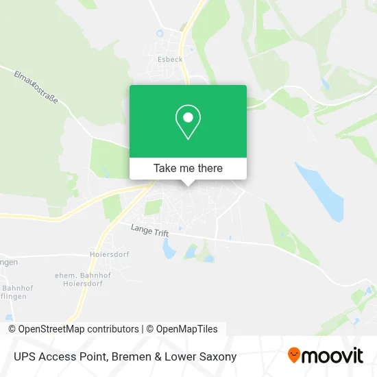 Ups Access Point map