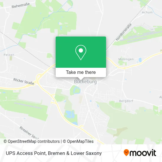 Ups Access Point map