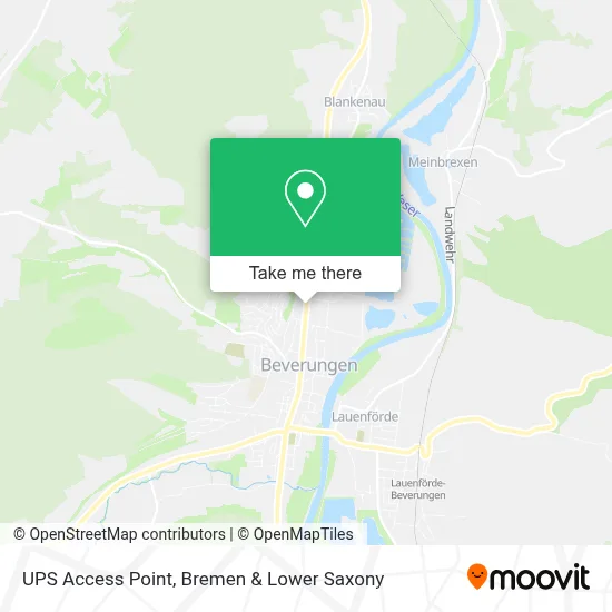 Ups Access Point map
