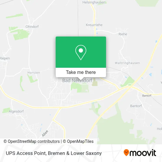 Ups Access Point map