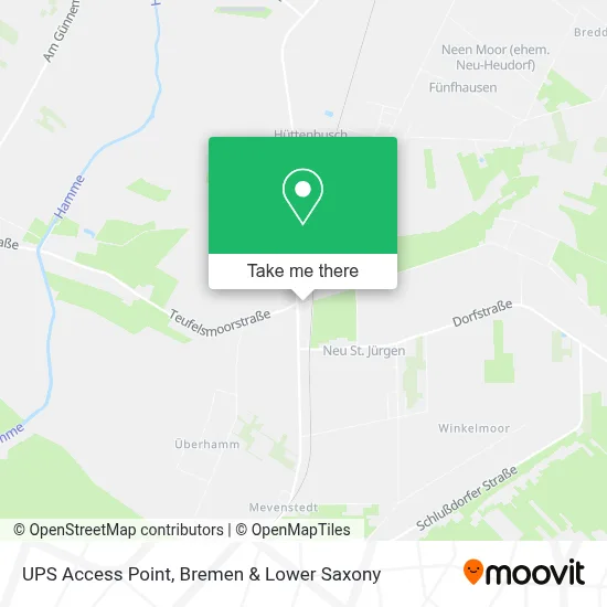 Ups Access Point map