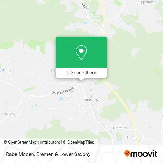 Rabe Moden map