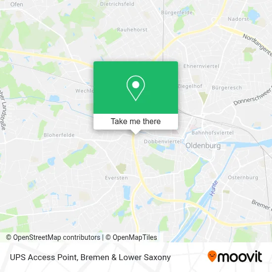 Ups Access Point map