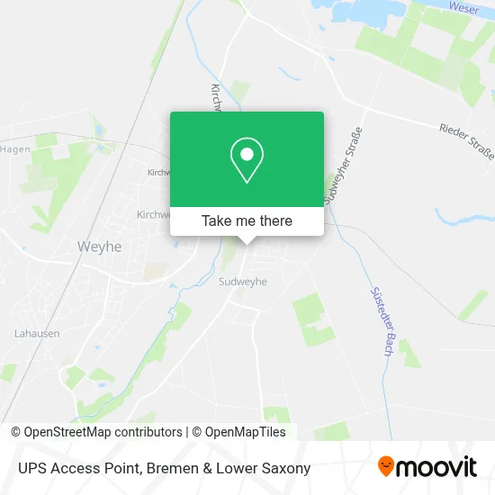 Ups Access Point map
