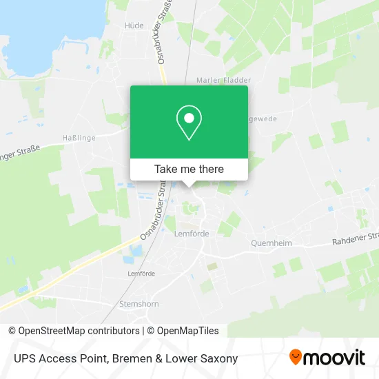 Ups Access Point map