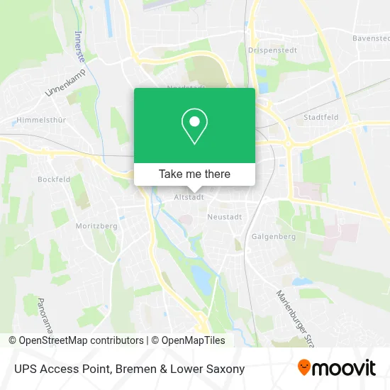 Ups Access Point map