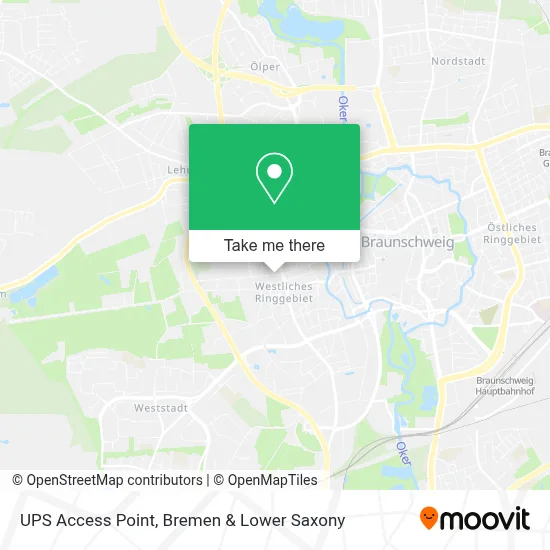 Ups Access Point map